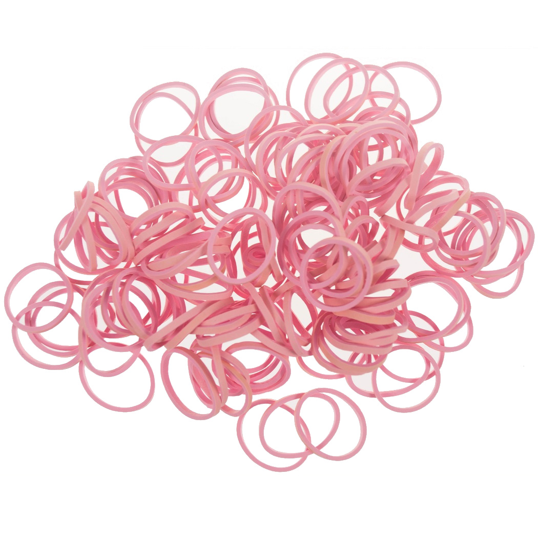Paw Marks ROSA Latex Wrapping Bands 16mm 100 Stück