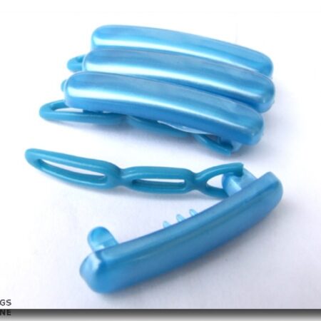 Plastik-Spangen Set * BLUE *