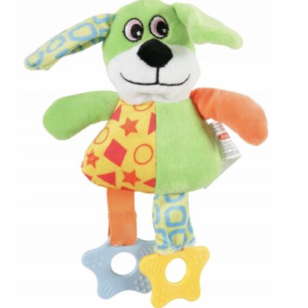 Plüsch Hündchen Grün Spielzeug für Hunde und Welpen