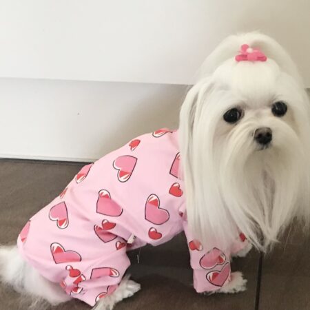 Pyjama Hausanzug OP BODY Rosa Herzen