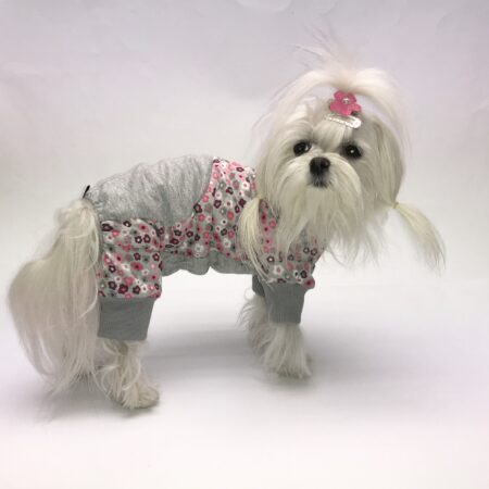 Pyjama Jogginganzug * GREY FLOWER*Hausanzug