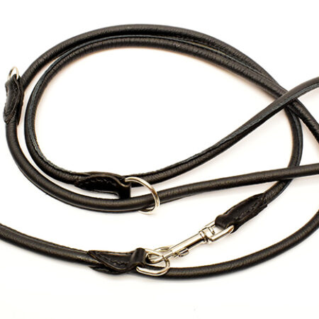 Rundlederleine,Lederleine 2,25 m Lang,Breite 10mm