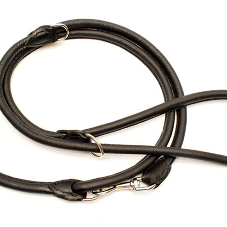 Rundlederleine,Lederleine 2,25 m Lang,Breite 12 mm