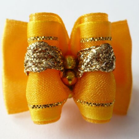 Schleife Exclusive BIG YELLOW STRASS