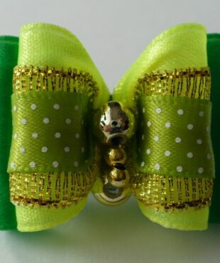 Schleife Exclusive BIG GREEN DOTS