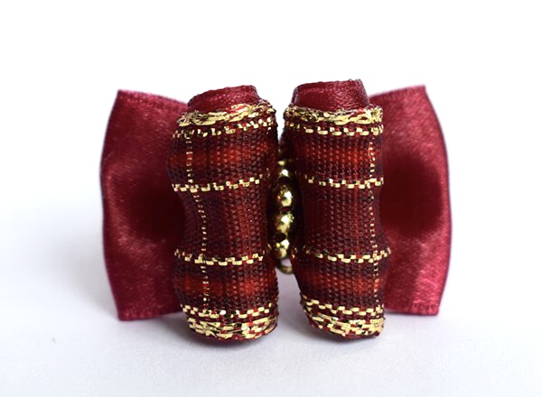 Schleife Exclusive WEINROT 2