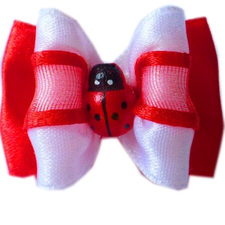 Schleife LADY BUG WHITE