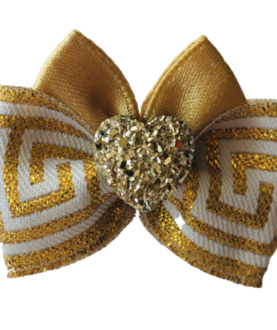 Schleife ,Spange GOLD HEART GOLD