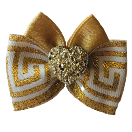 Schleife ,Spange GOLD HEART GOLD