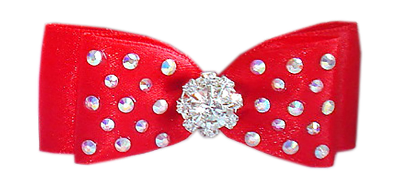 Schleife für Ausstellung DOTS RED