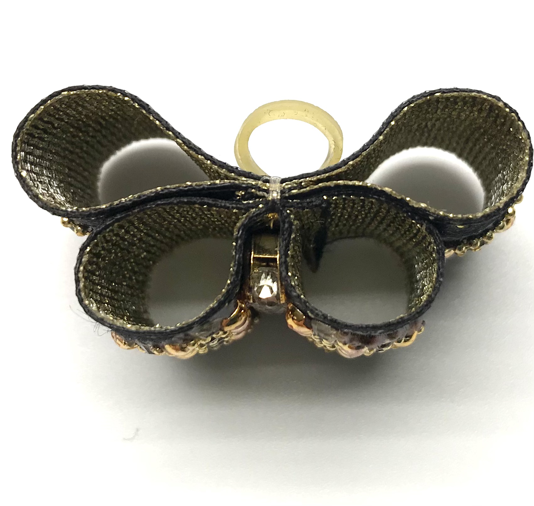 Schleife für Ausstellung SCHWARZ -GOLD