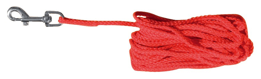 Schleppleine aus Nylon  5 m rot