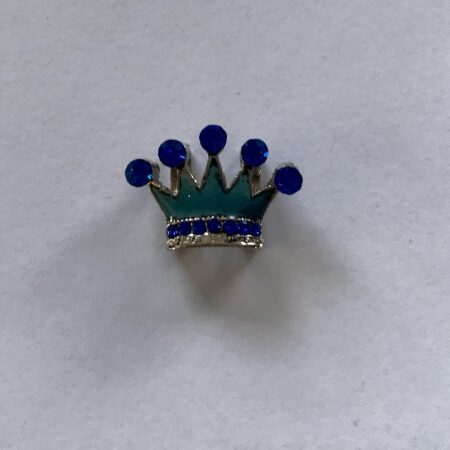 Schmuck für das Halsband  CROWN blau