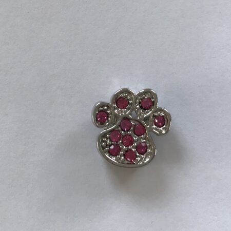 Schmuck für das Halsband * HUNDEPFOTE ROSA *