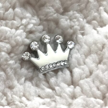Schmuck für das Halsband * KRONE WEISS*