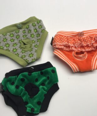 Schutzhöschen 3 Stück im SET XXS,XS Green and orange