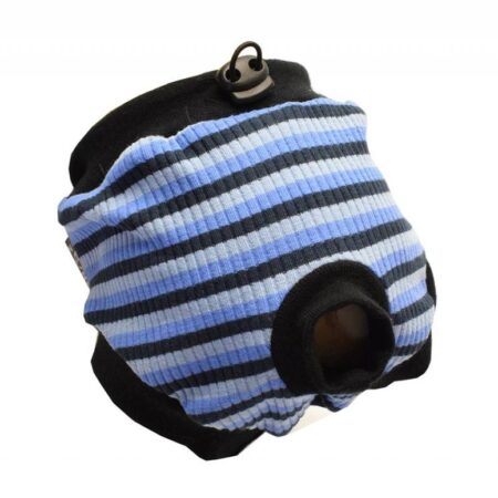 Schutzhöschen * DogsZone BLAU STREIFEN JERSEY RESTPOSTEN