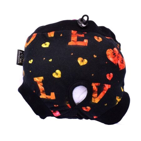 Schutzhöschen * DogsZone RED-BLACK LOVE Jersey