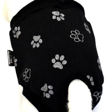 Schutzhöschen für Hündinnen BLACK PAW EXTRA LARGE aus Jersey