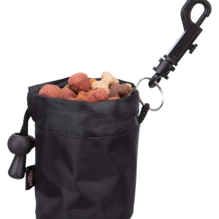 Snack-Tasche SCHWARZ 7 x 9 cm