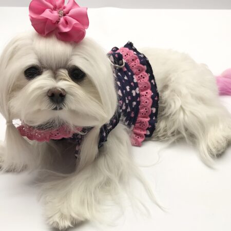 Softgeschirr *LOVELY DARKBLUE HEART *