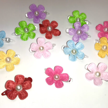 Spange *PEARL FLOWER *