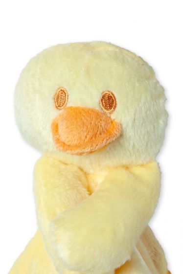 Welpenspielzeug mit Schmusedecke DUCK GELB