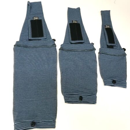 Wundschutz für hinterbeine EXTRA KURZ blau Hunde OP Hosenbein