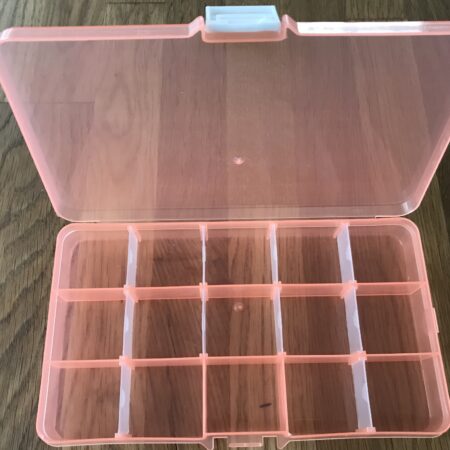 ZopfgummiBox,Aufbewahrung Box Groß orange